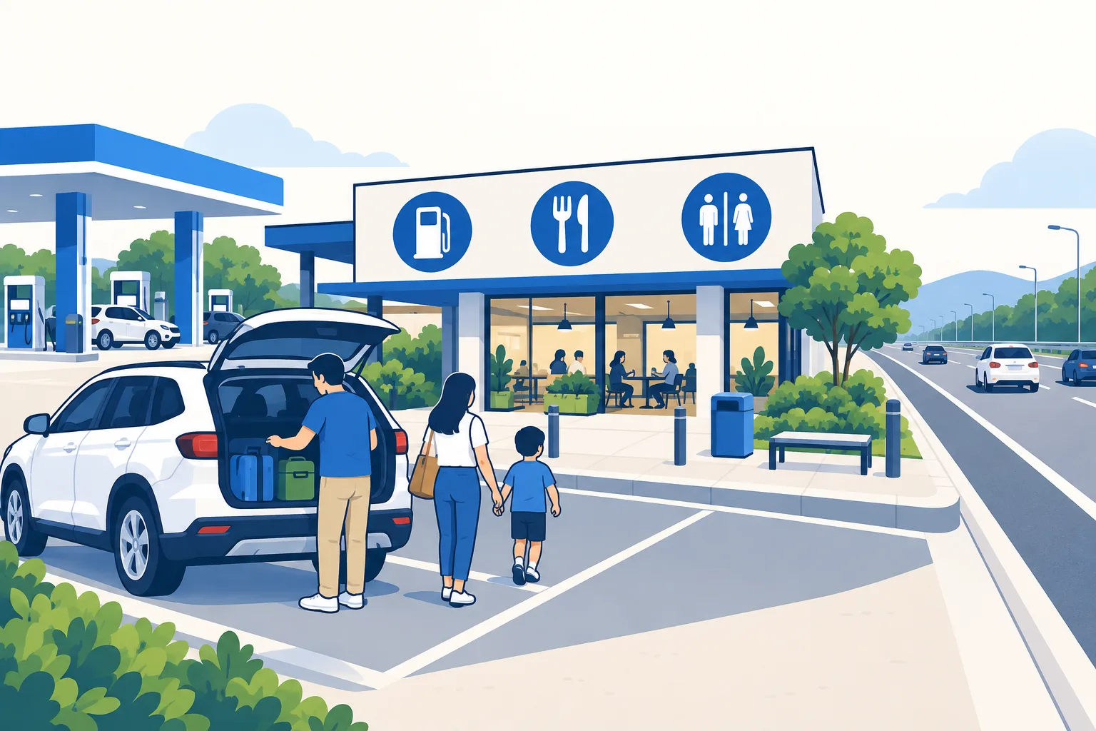 SLEX Stopovers: Restaurants, Fuel and Rest Areas by Direction