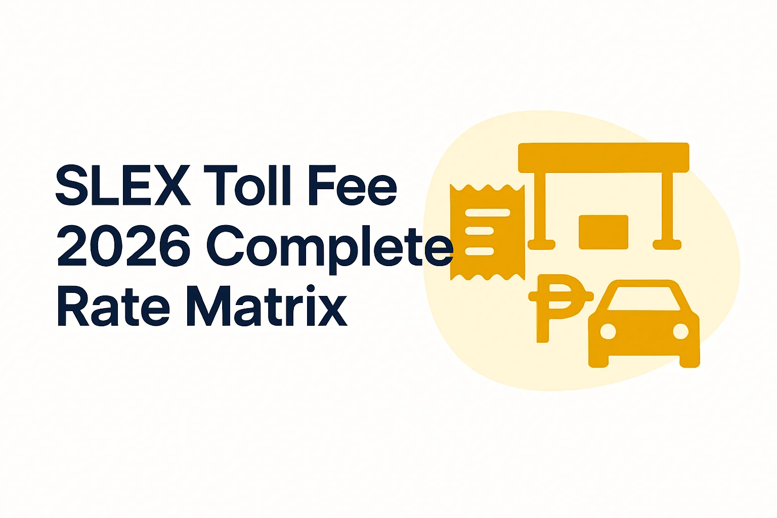 SLEX Toll Fee Matrix SLEX Toll Fee Matrix