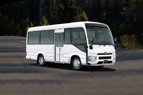 Toyota Coaster 2025 exterior